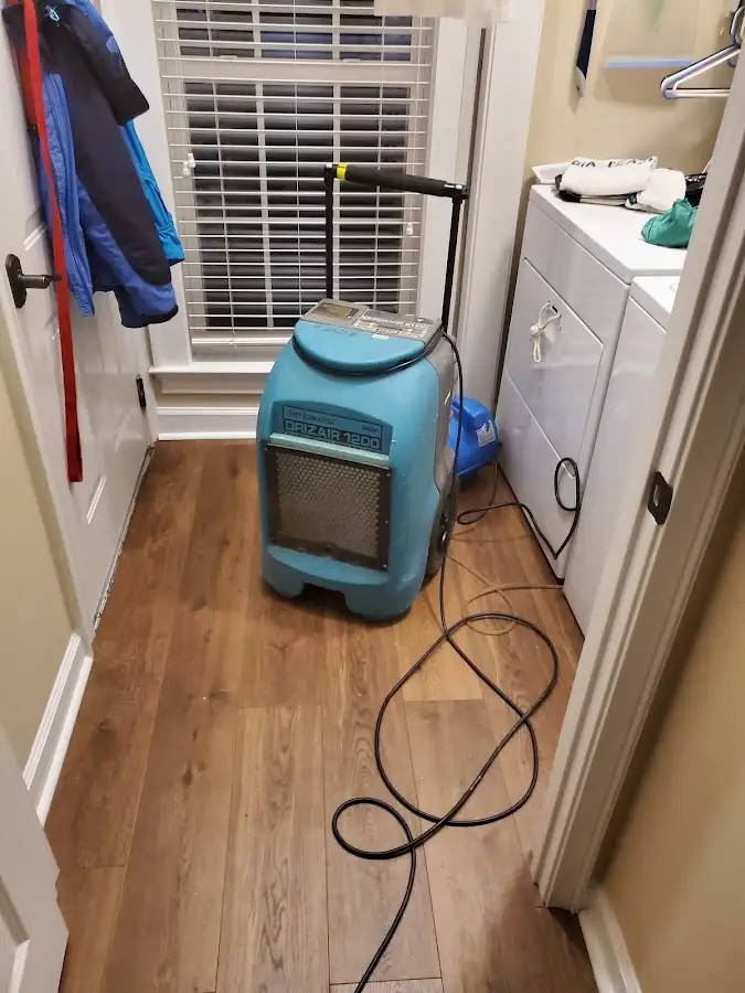 Commercial dehumidifier deployed for Flood Damage Cleanup in Jerseyville
